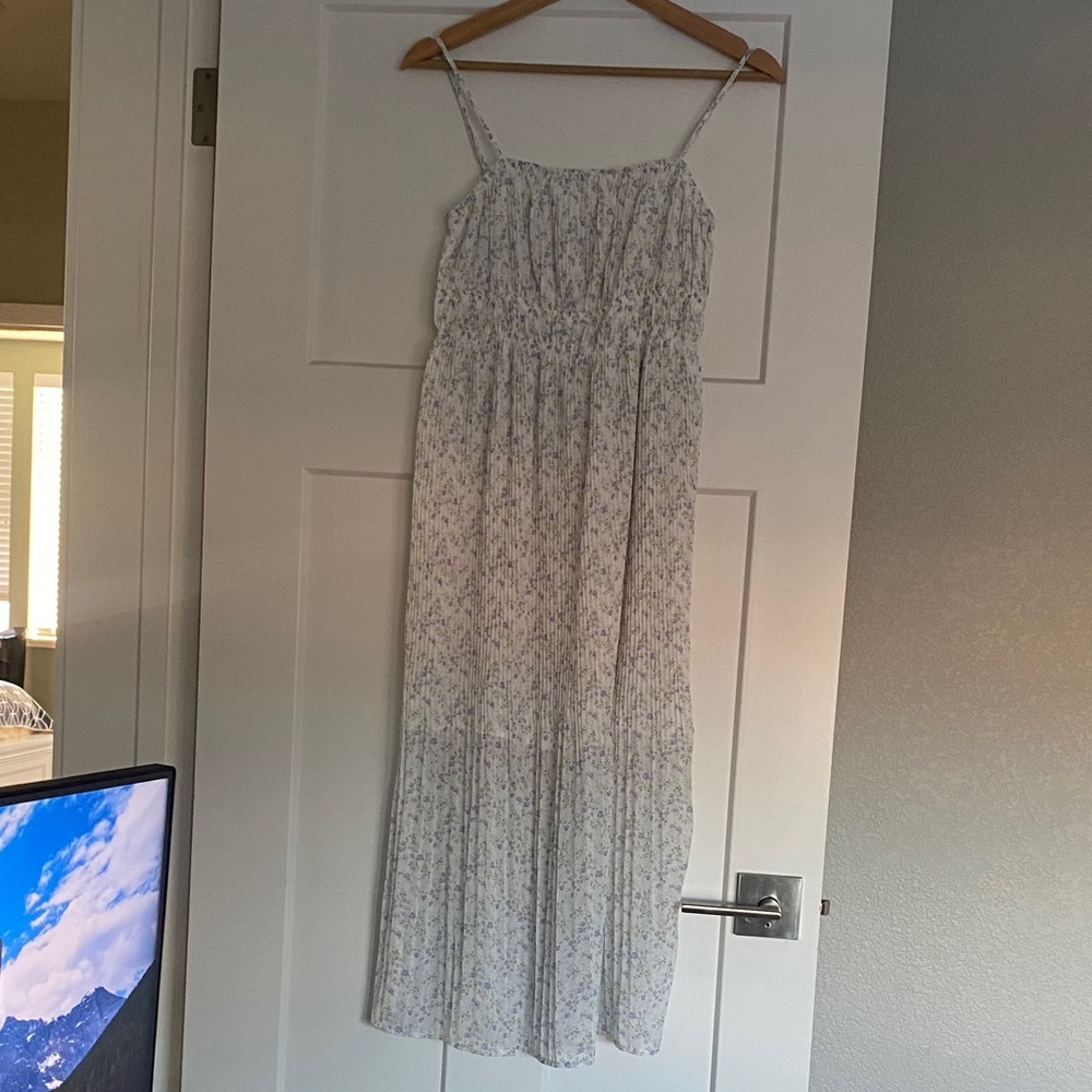 Floral Spaghetti Strap Maxi Dress